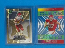 Travis Kelce Lot X2 2022 Z-Stars #ZS-3 & 2021 Green Clear Shots #CS-9 🔥