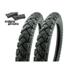 Set 2 x Simson Reifen Mantel S51 S50 S70 KR51 Schwalbe VeeRubber 185 2,75x16 46M