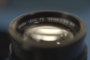 Canon FD SC 135mm f2.5 vintage lens K35