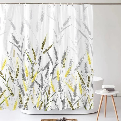 Shower Curtains Bathroom Curtain Bath Curtain with Hooks Shower Curtain - Picture 4 of 46