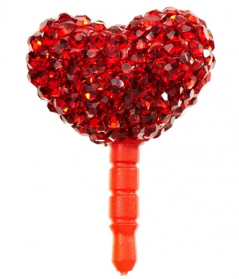 Handyschmuck Rotes Herz Handy Stecker Stopsel Strass Iphone Samsung 81 Ebay