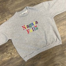 Vintage Niagara Falls Crewneck Sweatshirt Size Medium Impressions Canada 58 