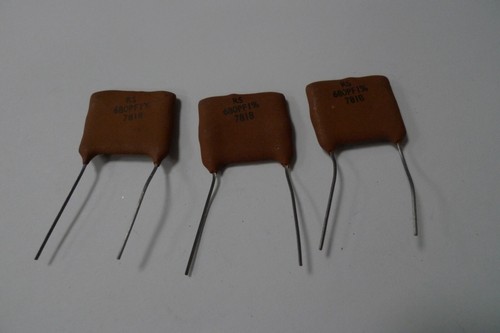 Capacitor Silver Mica Radio Spares 1% 470pF 680pF 820pF 1000pF 1500pF 2200pF + - Picture 11 of 132