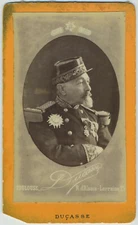 CDV Militaire. The General Moreno By Ducasse To Toulouse. Dédicace. Autograph