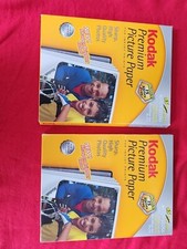 Kodak Premium Picture Paper for Inkjet 8.5 X 11 High Gloss 2 packs 57 65sheets