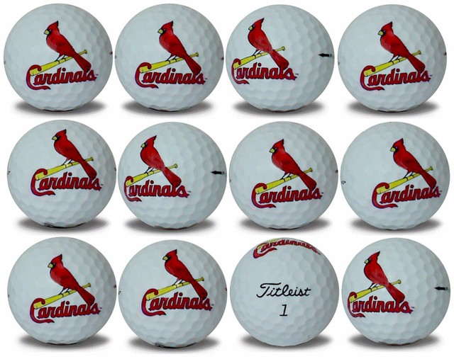 St Louis Cardinals Titleist ProV1 Refinished MLB Golf Balls 12 pack eBay