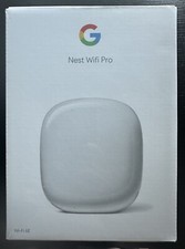 New Factory Sealed - Google Nest Wifi Pro Wi-Fi 6E Mesh Router - Snow White 