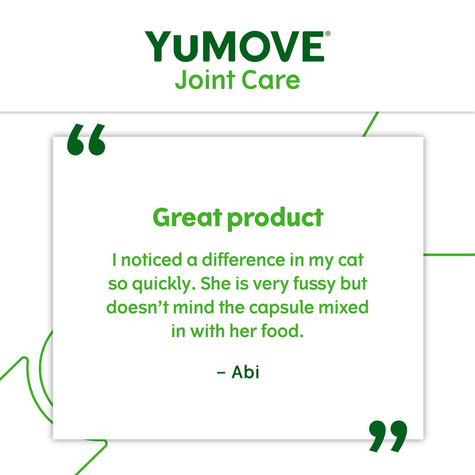 YuMOVE Cat Joint Supplement for Cats 60 Tablets - DIRECT FROM YUMOVE