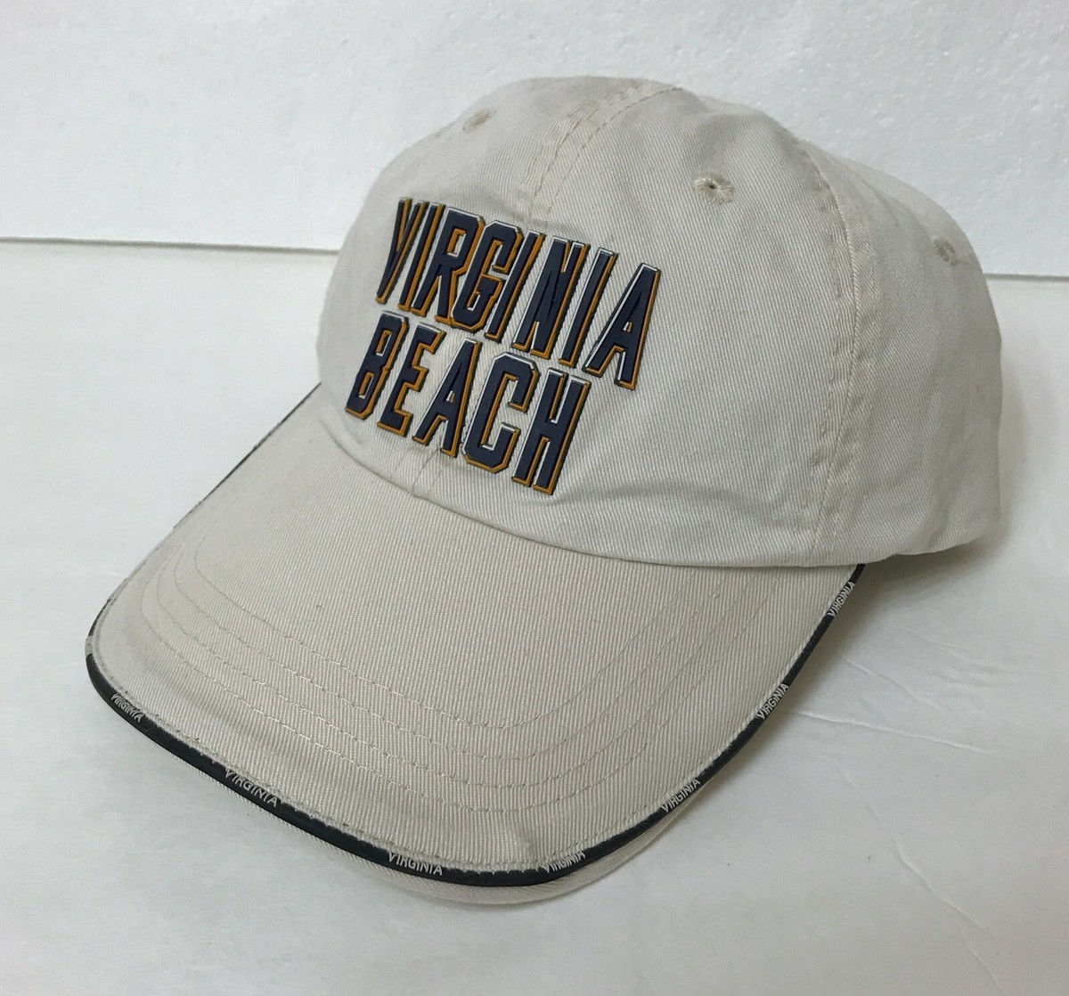 YOUTH size VIRGINIA BEACH HAT relaxed/dad cap unstructured KHAKI