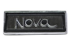 New USA-MADE Dash Pad Emblem / For 1969-74 Chevy Nova Interior Dashboard Script