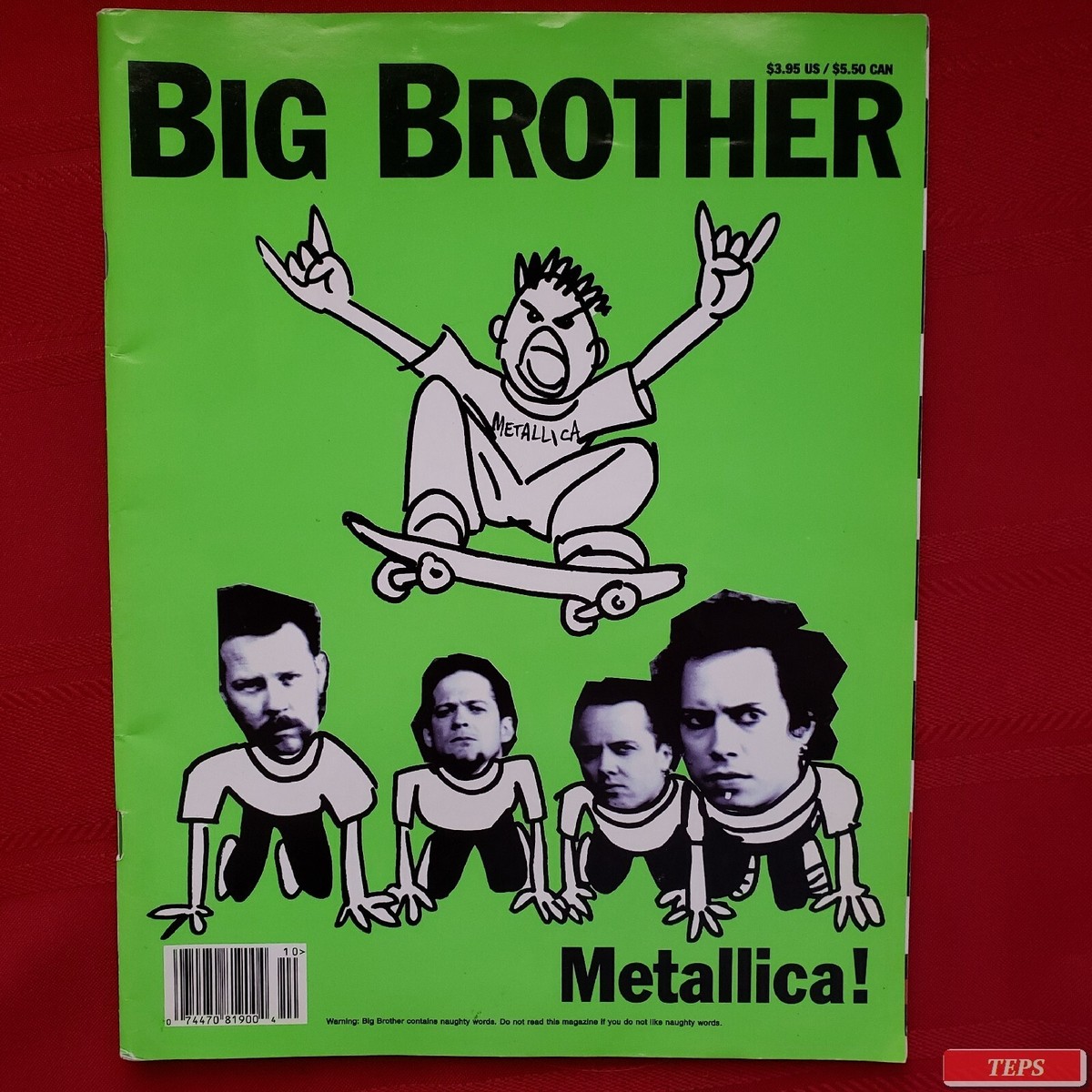 Big Brother Magazine The Metallica Issue | eBay