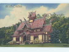 Unused Linen LITTLE NORWAY Blue Mounds - Madison Wisconsin WI : 60k cards hn8907