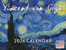 Vincent Van Gogh Calendar 2026 Monthly Wall Calender 12 Month