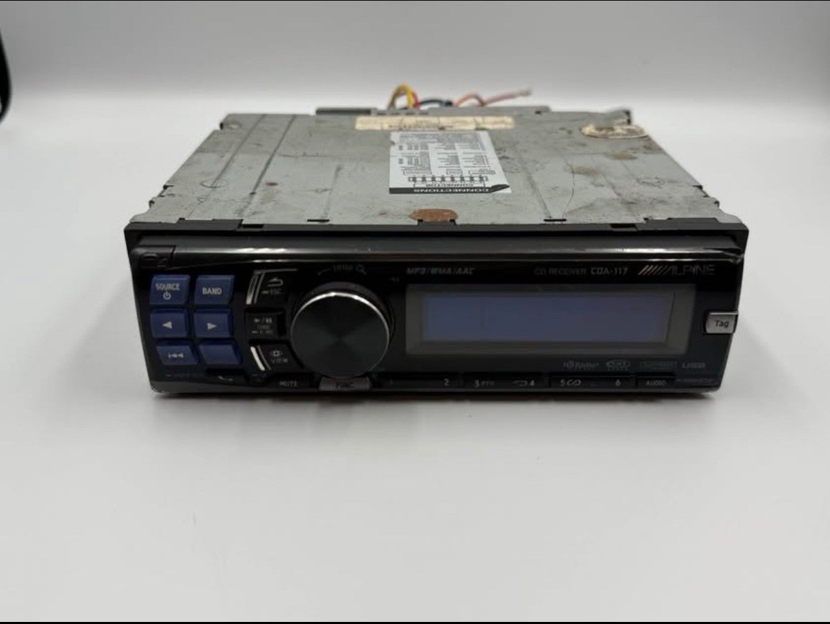 Alpine CDA-117 CD Player/USB In Dash Receiver for sale