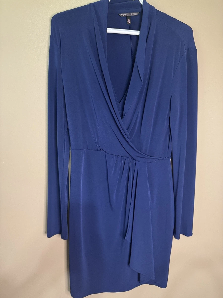 navy blue dress for baby girl Victoria's Secret So Sleek Balconette Midi Slip Dress main image 0