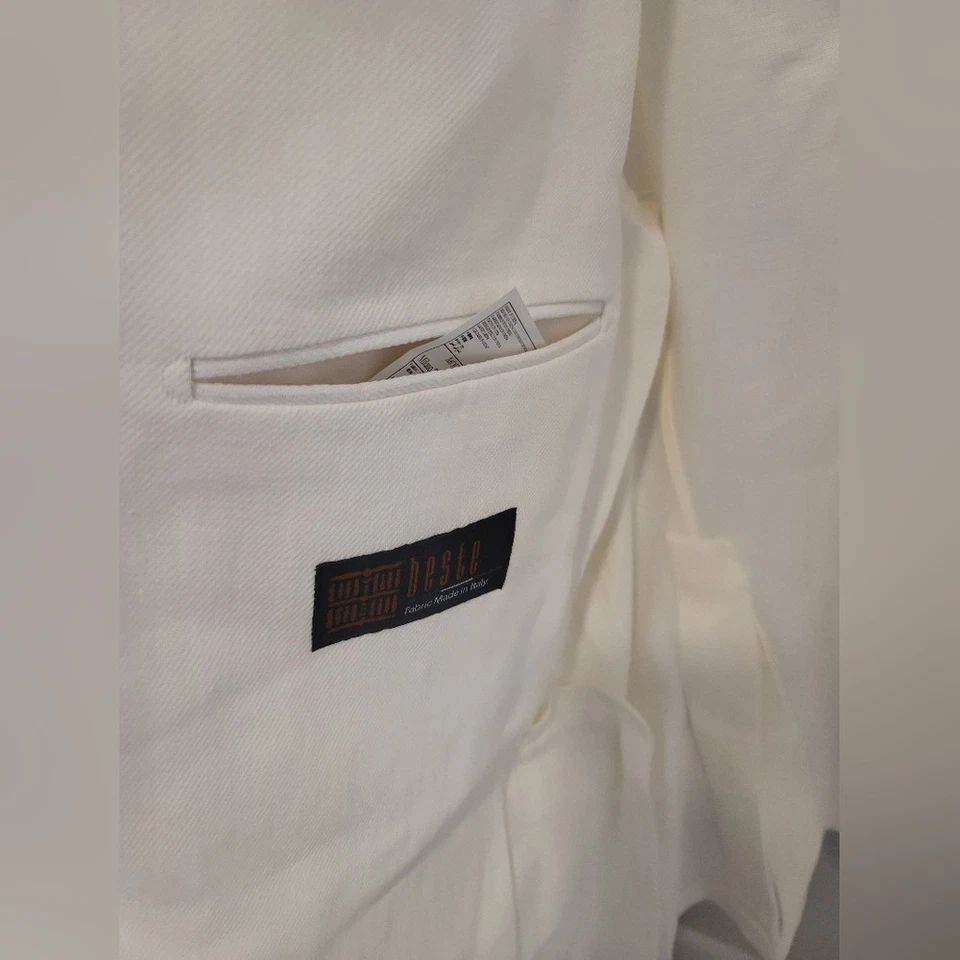 Однобортный льняной блейзер Suitsupply Milano - Изображение 3 из 4