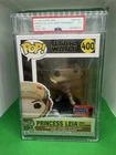 Funko POP! Star Wars: Princess Leia [Jedi Training] #400 PSA 8.5 !!!!