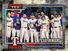 2026 Topps Celebration Series 1 Texas Rangers TC #258 2026 Opening Day Foil 