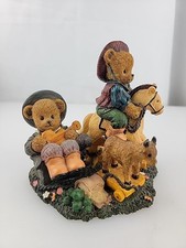 Young's Berry Hill Bears Luke & Zak On The Range  1997 Collectible Figurine