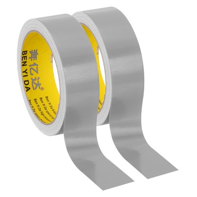 1.2''x0.01'' Bookbinding Tape 22 Yard 2 Roll Cloth Bookbinding Repair Tape Silver
