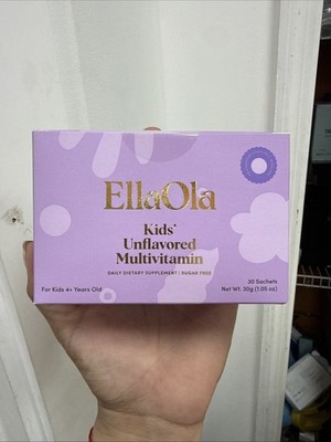 EllaOla Kids Unflavored MultiVitamin - NEW Unopened  (Expiration 3/11/27)
