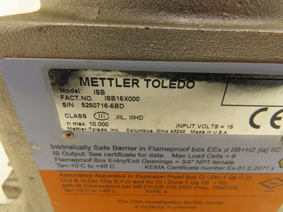Mettler XJXX N4 ISB05000 Barrier Control Adalet IP66 Explosion Proof  Enclosure  eBay