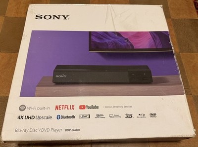 Sony BDP-S6700 Wi-Fi Built-in 4K UHD Upscale Blu-Ray Disc/DVD Player