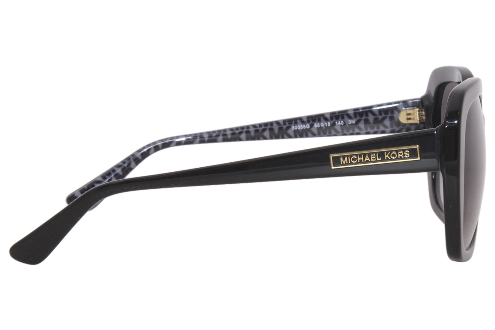 Michael Kors Manhasset MK2140 30058G Sunglasses Women's Black/Grey Gradient 55mm image 3