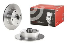 2x BREMBO Bremsscheibe PRIME 08.2691.10 für VW KAEFER 1600 31 1500 15 GHIA 14 34