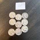 Set 9 Silver Quarters 90% Silver  1946-1951 Quarters lot  #28