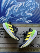 Adidas Adistar CS Gray Beam Yellow Running Shoes Sneakers Men's Sz 11 GX8418