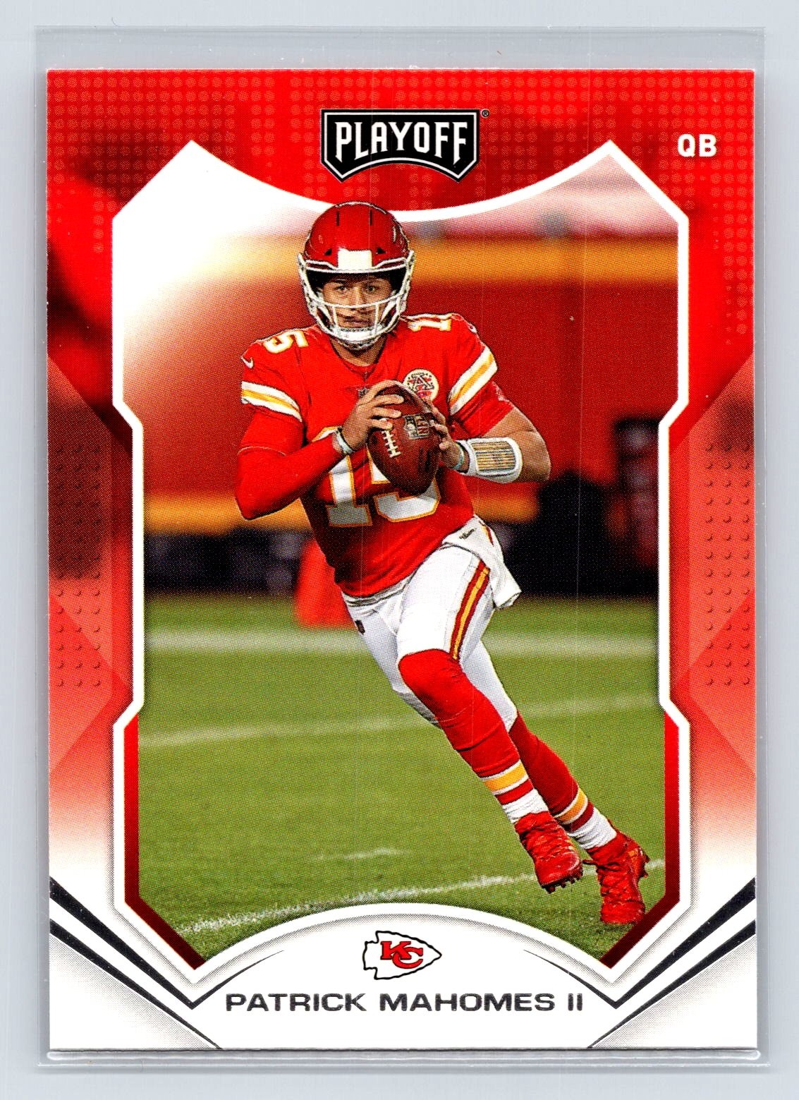 Patrick Mahomes II #81 2021 Panini Playoff Football Base Plus