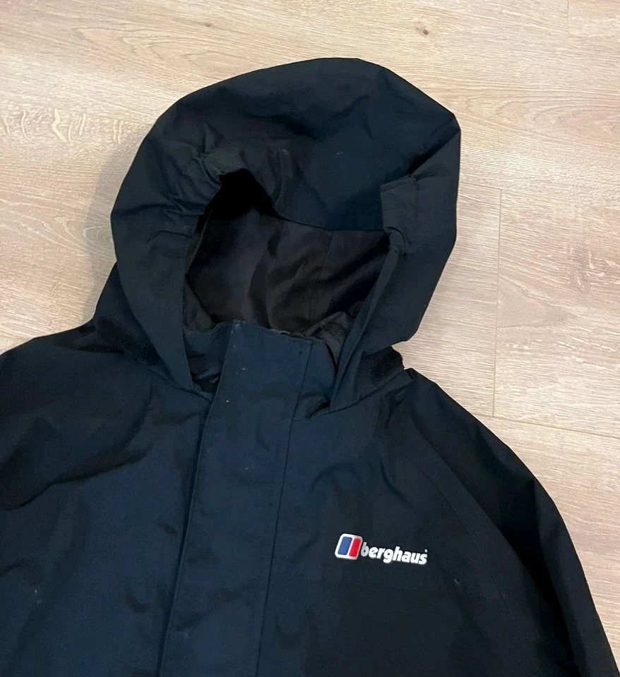 Chaqueta Berghaus Impermeable Edad 11-12 Años Negro Unisex Foto 3 de 4