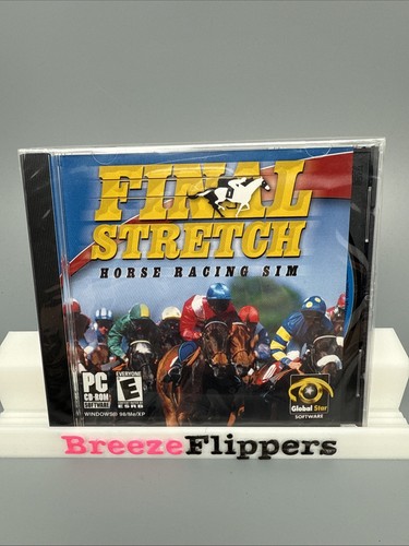 Final Stretch Horse Racing PC CD ROM 2003 Video Game New Sealed With Manual - Picture 1 of 8