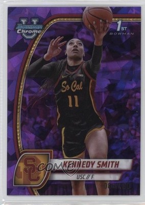 2024-25 Bowman U Chrome Sapphire Purple 88/100 Kennedy Smith #44 1l0s