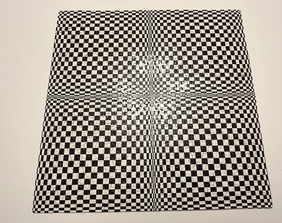 MCM Springbok Color Motion Edna Andrade Op-Art Vasarely Like Puzzle EUC Complete - Image 4 of 4
