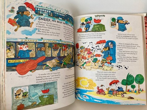 RARE 1971 Richard Scarry’s Look and Learn Library Full Set in Original Box - Picture 10 of 14