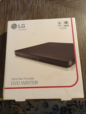 LG SP80NB60 Ultra Slim Portable DVD Writer M-DISC Compatible Mac No Cords