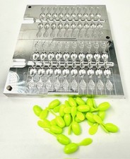 Bulk Plastic Baits - 1.5” Brush Buster 20 Cavity Aluminum Soft Plastic Lure Mold