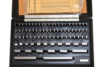 Shars Grade AS-2 .050 - 4.000'' 81 PCS Rectangular Gage Block Set NIST Cert M{