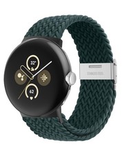 Stretchy Braided Bands for Google Pixel Watch 4/3/2 - Elastic Nylon Sport Straps