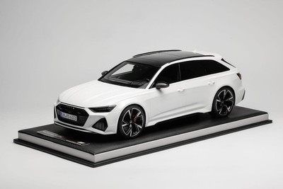 Audi RS6 Avant (C8) - Glacier-White - 2021 - 1:12 - Motorhelix (MH1202GW)