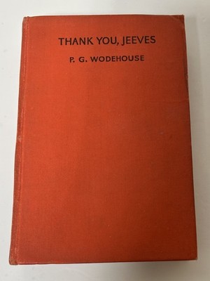 P.G Wodehouse Thank You Jeeves 1940s ?  Sixth Printing Hardcover Good Condition