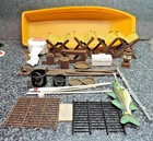 Mattel Big Jim Action Figure Accessories Boat Camping Gear Fish Chairs 1970's