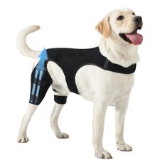 Jahsre Dog Knee Brace for Torn ACL Hind Leg, Adjustable Dog Leg Braces for Back