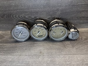 Faria Marine Boat Gauge Set Tachometer Speedometer Trim Voltage Fuel Kronos