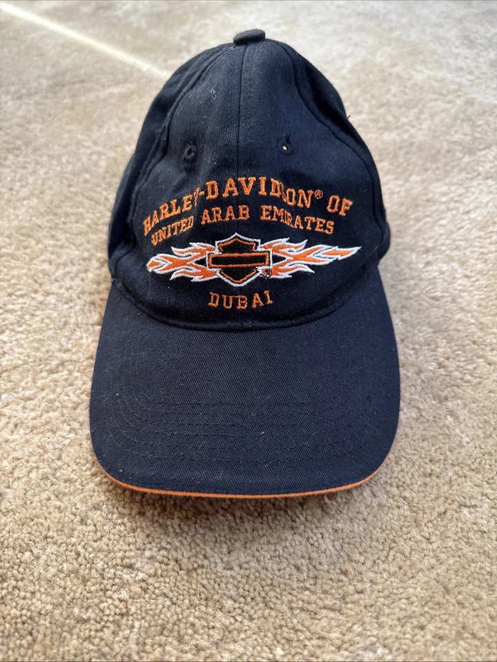 Gorra Harley-Davidson Unisex Talla Única Negra/Naranja Emiratos Árabes Unidos Dubai Foto 2 de 4