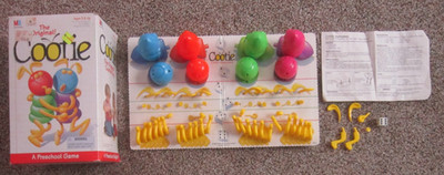 Complete! 1993 Milton Bradley THE ORIGINAL COOTIE PRESCHOOL GAME w/ Box Bug fun