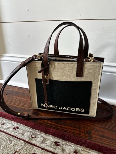 Marc Jacobs Mini Grind Colorblock Leder Umhängetasche Tasche Umhängetasche