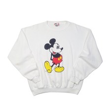 Vintage Mickey Mouse Disney Designs Sweatshirt Crewneck 1980s USA Made Mens XL